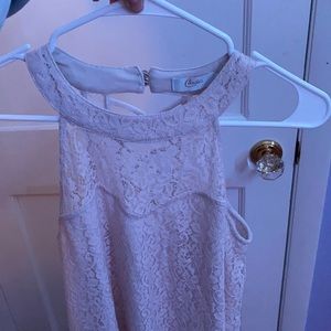 Light pink floral dress